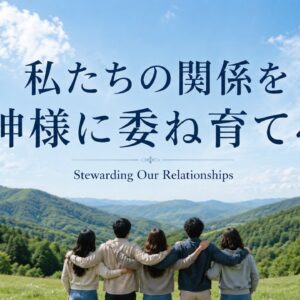 私たちの関係を神様に委ね育てる Stewarding our relationships