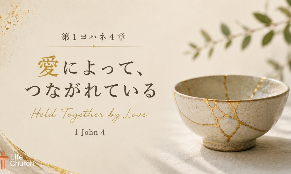 第1ヨハネ4章ー愛によってつながれている 1 John 4- Held Together by Love